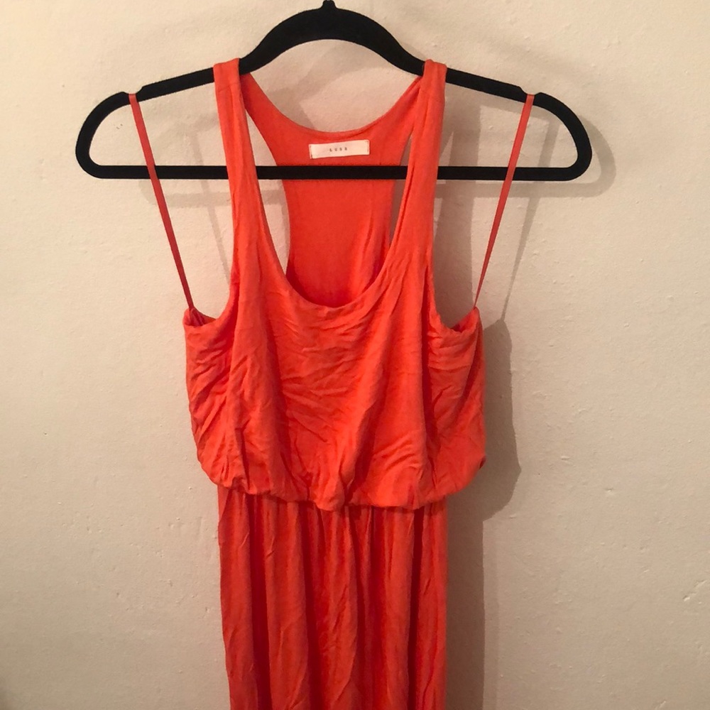 Nordstrom Lush racer back maxi dress